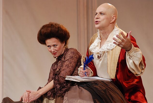 Nelė Savičenko, Vytautas Anužis – Denis Didro. Éricas-Emmanuelis Schmittas, „Paleistuvis“. Režisierius Povilas Gaidys, KDT, 2006