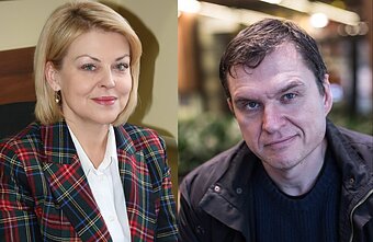 Andżelika Borys ir Andrzejus Poczobutas