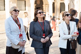 Pirmosios ponios darbo vizitas Kroatijoje