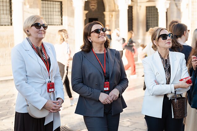 Pirmosios ponios darbo vizitas Kroatijoje