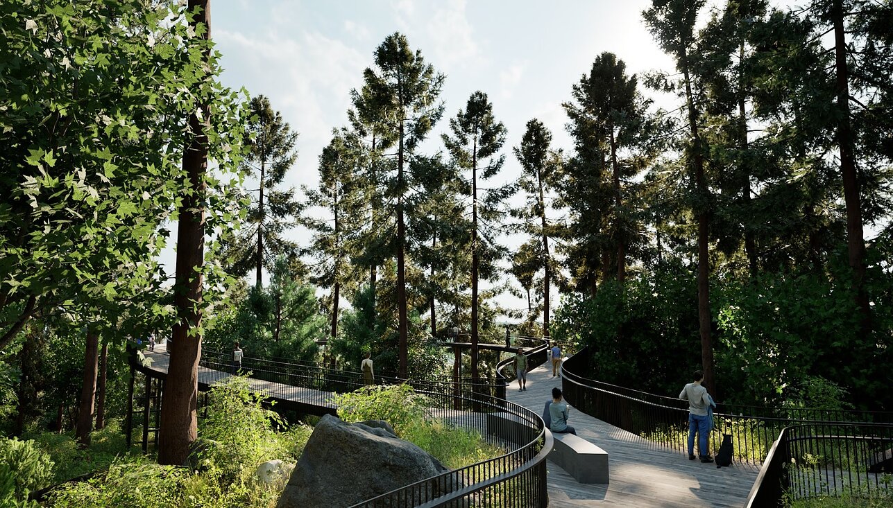 Mamutų slėnio vizualizacija