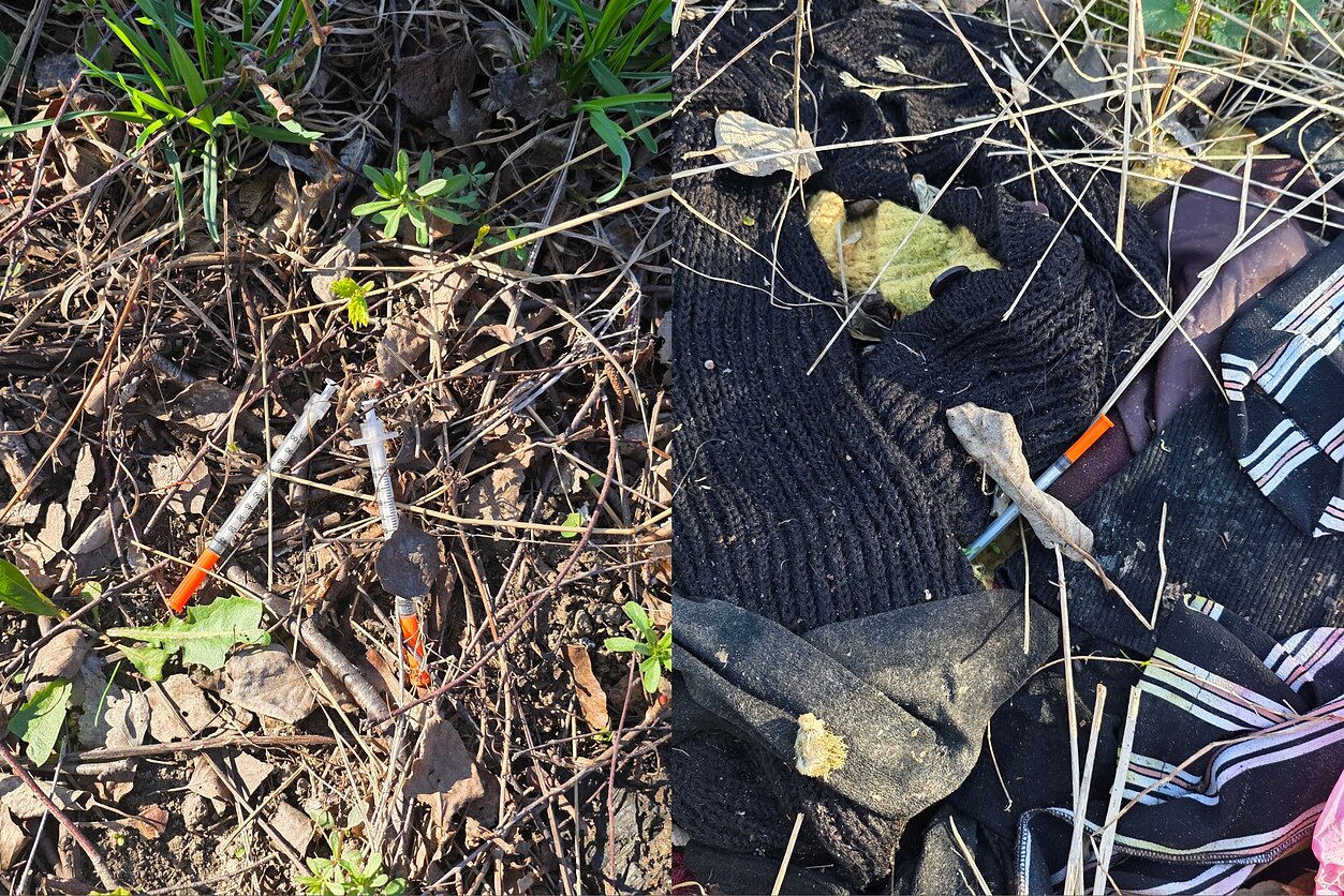 Švirkštai prie vaikų žaidimų aikštelės: sostinės gyventojai baiminasi dėl saugumo