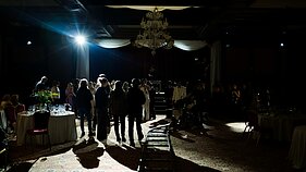 Free Finga klipo filmavimo akimirka