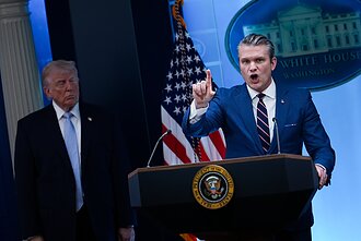 Donaldas Trumpas ir Pete`as Hegsethas