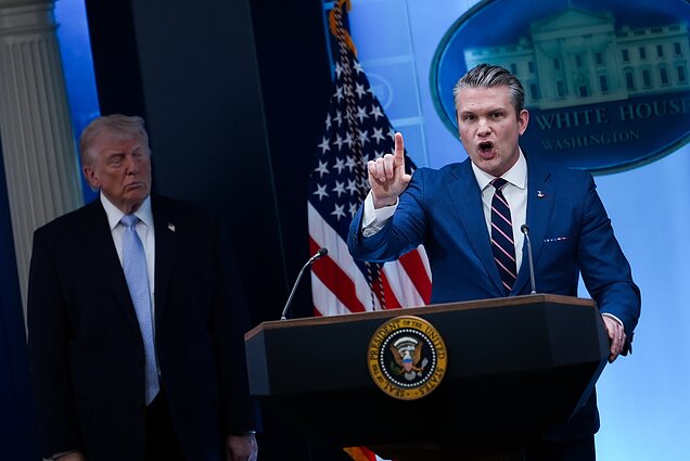 Donaldas Trumpas ir Pete`as Hegsethas