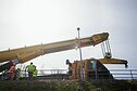 Kauno rajone nuo bėgių nuriedėjo lokomotyvas ir 4 krovininiai vagonai