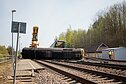 Train derailment in Kaunas district