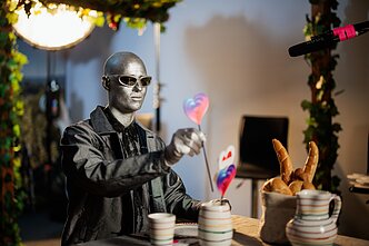 Lion Ceccah „Eurovizijos“ socialinių tinklų filmavime 