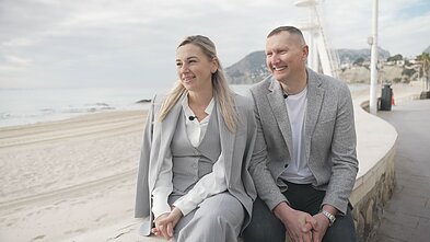 Ispanijoje gyvenantys Inesa ir Audrius