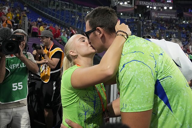 Kristjanas Čehas su žmona Anna Maria Orel
