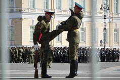 Rusija; parado repeticija