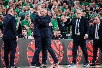Tomas Masiulis ir Šarūnas Jasikevičius, Eurolyga: Kauno „Žalgiris“ – Stambulo „Fenerbahče“ Tomas Masiulis ir Šarūnas Jasikevičius, Eurolyga: Kauno „Žalgiris“ – Stambulo „Fenerbahče“