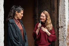 Menininkė Eglė Budvytytė, kuratorė Louise O’Kelly. Lietuvos paviljonas Venecijos šiuolaikinio meno bienalėje