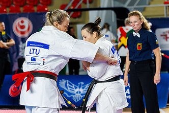 Brigita Gustaitytė. 2026 m. Europos kiokušin karatė čempionatas Batumyje 