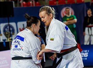 Brigita Gustaitytė. 2026 m. Europos kiokušin karatė čempionatas Batumyje 