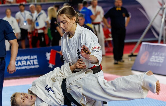 Brigita Svinkūnaitė. 2026 m. Europos kiokušin karatė čempionatas Batumyje 