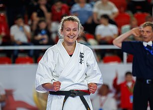Brigita Gustaitytė. 2026 m. Europos kiokušin karatė čempionatas Batumyje