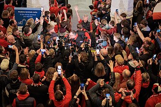 Vilniaus „Ryto“ pasitikimas oro uoste