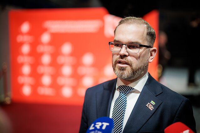 Kaunas po susitikimo su Budanovu: Ukraina apgailestauja, kad dronai pažeidžia oro erdvę