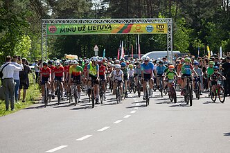 Vaikų dviračių čempionatas ir pilietinis važiavimas „Minu už Lietuvą“