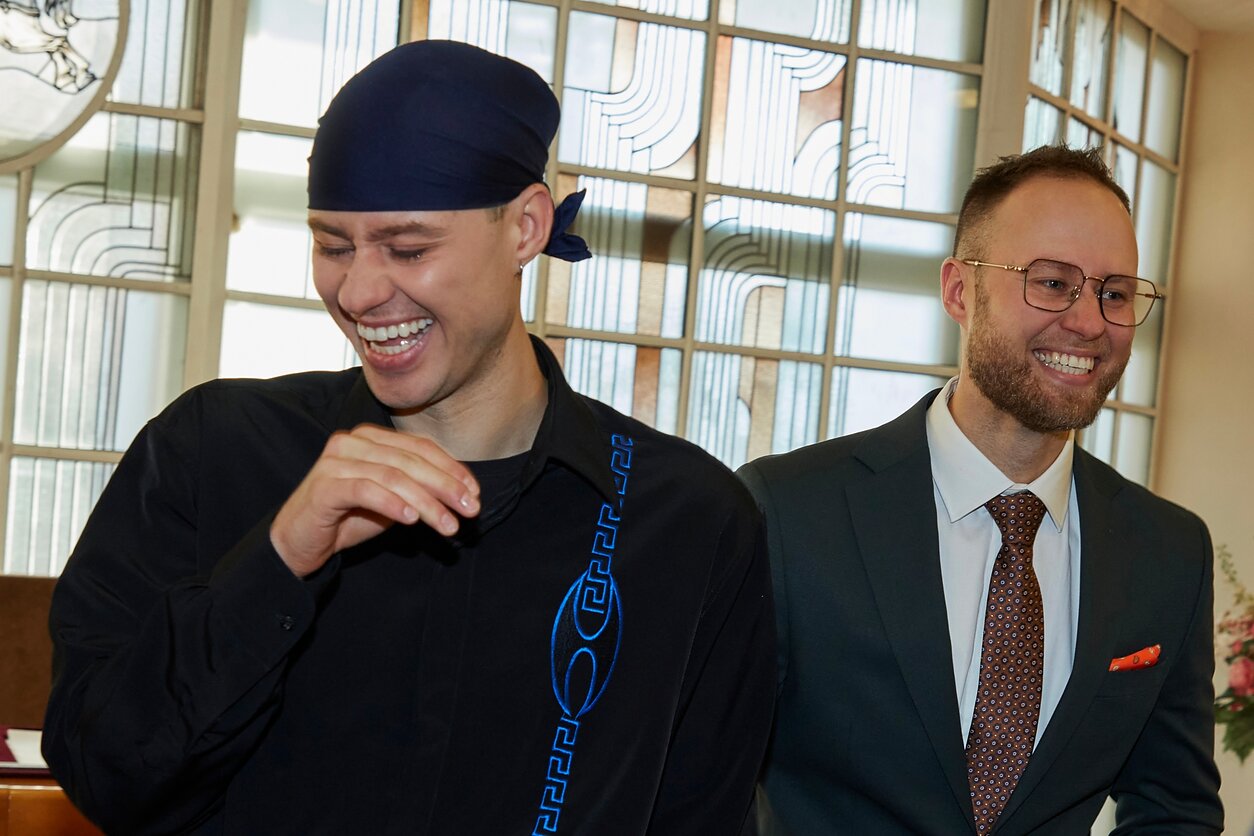 Broliai Tomas ir Rokas Alenčikai