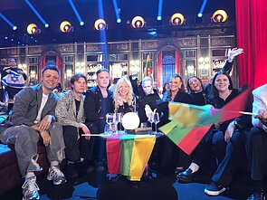Lion Ceccah ir jo eurovizinė komanda „žaliajame kambaryje“