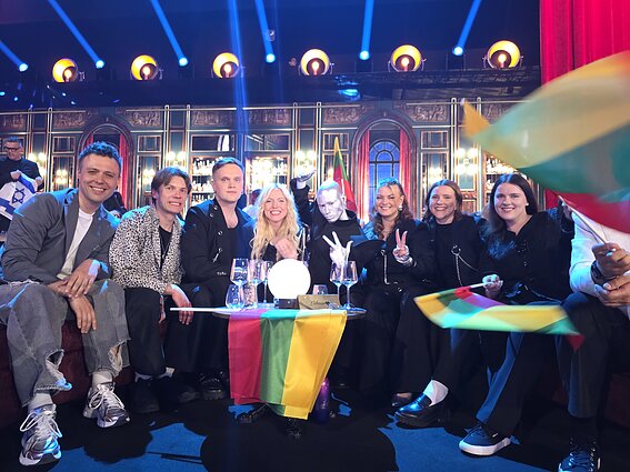 Lion Ceccah ir jo eurovizinė komanda „žaliajame kambaryje“