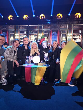 Lion Ceccah ir jo eurovizinė komanda „žaliajame kambaryje“