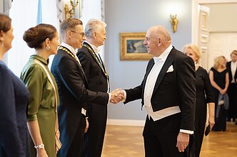 Lietuvos pirmoji pora surengė valstybinę vakarienę Suomijos pirmosios poros garbei