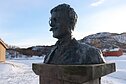 Knuto Hamsuno biustas Norvegijoje