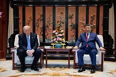 Donaldas Trumpas ir Xi Jinpingas