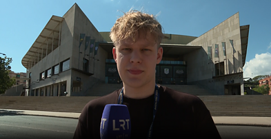 LRT sporto žurnalistas Benas Klimaitis