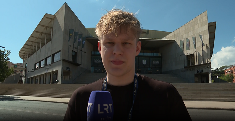 LRT sporto žurnalistas Benas Klimaitis