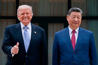 Donaldas Trumpas ir Xi Jinpingas