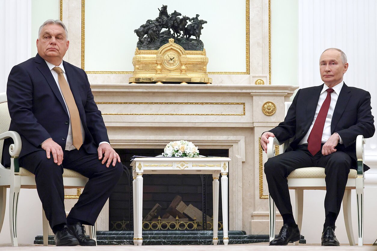 Viktoras Orbanas ir Vladimiras Putinas