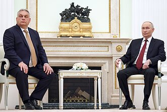Viktoras Orbanas ir Vladimiras Putinas