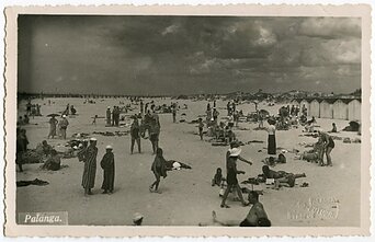 Palangos pliažas, 1931–1936 m. Igno Stropaus fotoatvirukas. 