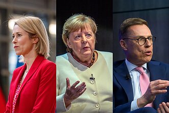 Kaja Kallas, Angela Merkel, Alexanderis Stubbas