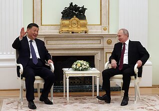 Xi Jinpingas ir Vladimiras Putinas