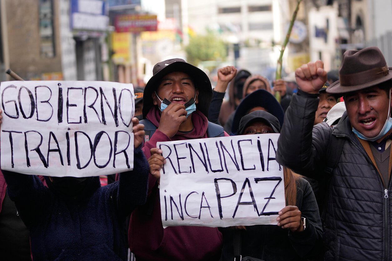 Protestas Bolivijoje
