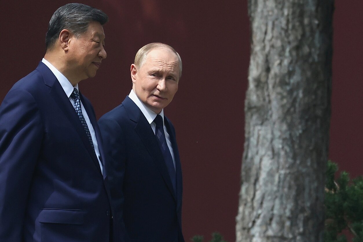 Xi Jinpingas ir Vladimiras Putinas