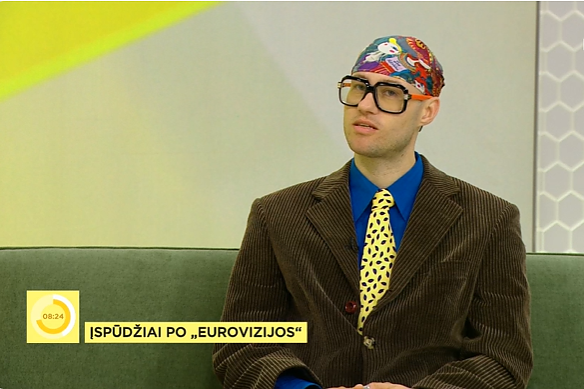 Lion Ceccah LRT TELEVIZIJOS laidoje „Labas rytas, Lietuva“