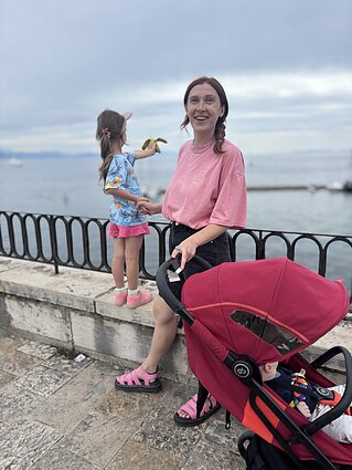 Viktorija Girčiuvienė su vaikais