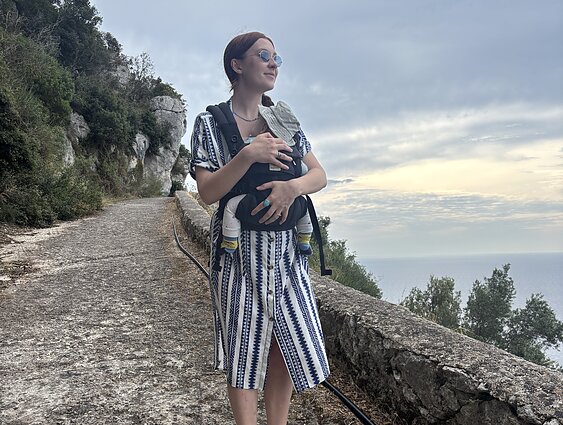 Viktorija Girčiuvienė su sūnumi