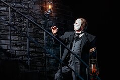 Miuziklo „Operos fantomas“ repeticijos akimirka