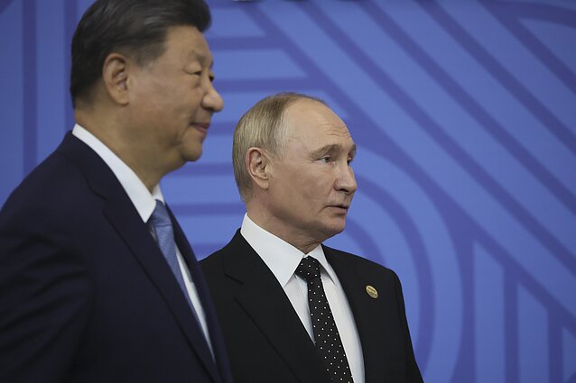 Xi Jinpingas ir Vladimiras Putinas