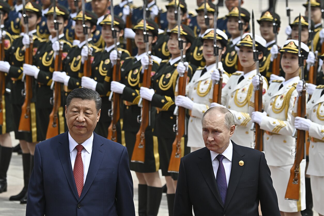 Xi Jinpingas ir Vladimiras Putinas