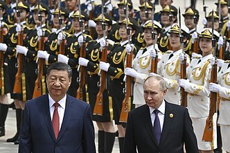Xi Jinpingas ir Vladimiras Putinas