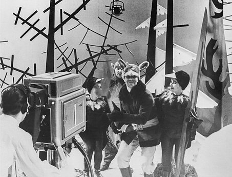 Filmavimo momentas. 1965 m. 