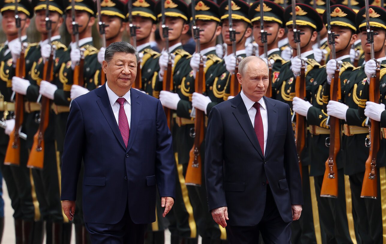 Xi Jinpingas ir Vladimiras Putinas